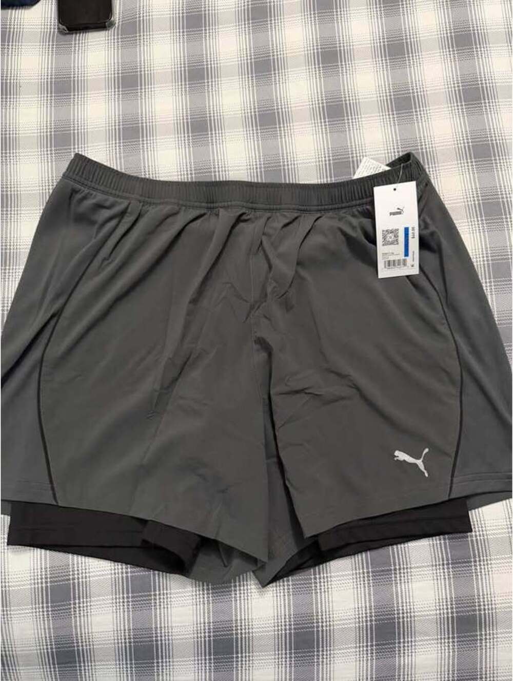 Puma Run Velocity 2-in-1 Shorts Mens Size XL Brand New $40